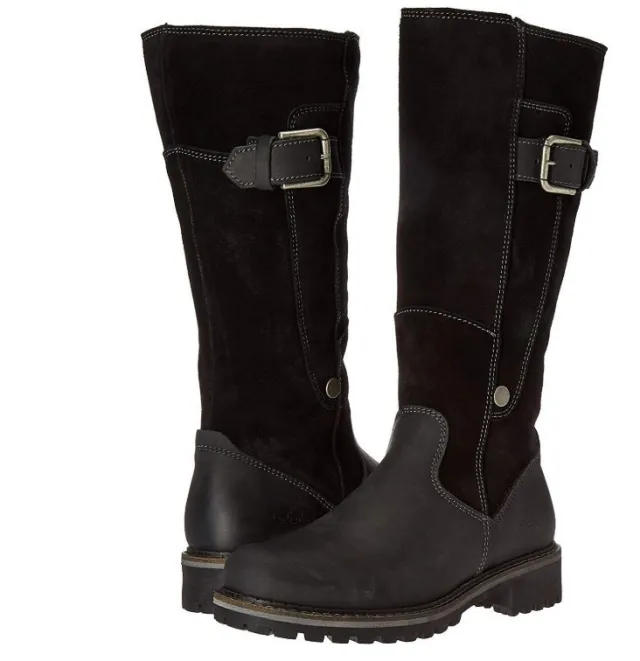 Low Heel High Tube Side Zipper Knight Boots Black - Shop at LoveMi