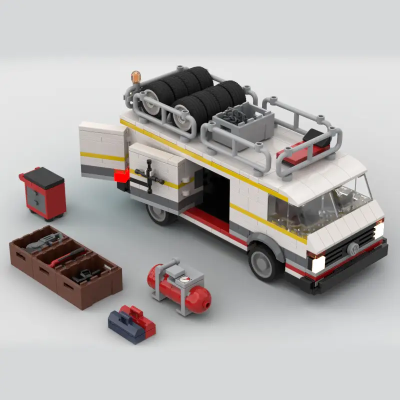 Quattro S1 E2 Transporter Educational Assembled Toys Car Model