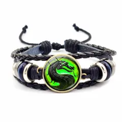 Vintage Woven Leather Bracelet Ornament - Jy008918 5 - View 1