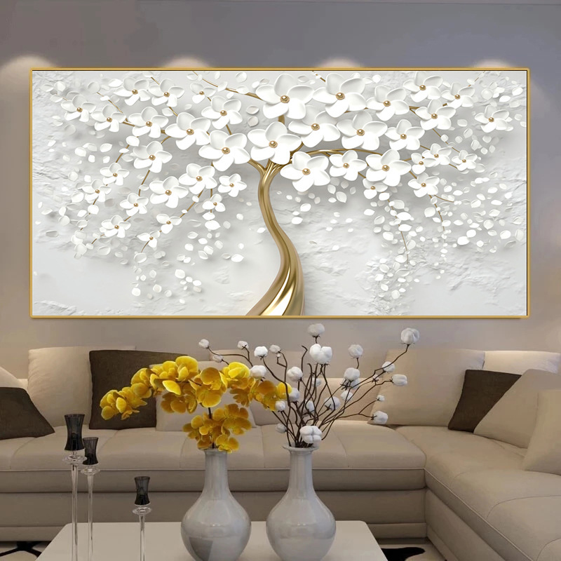 Abstract Rainbow Soul Tree Colorful Trees Plant Mural 6