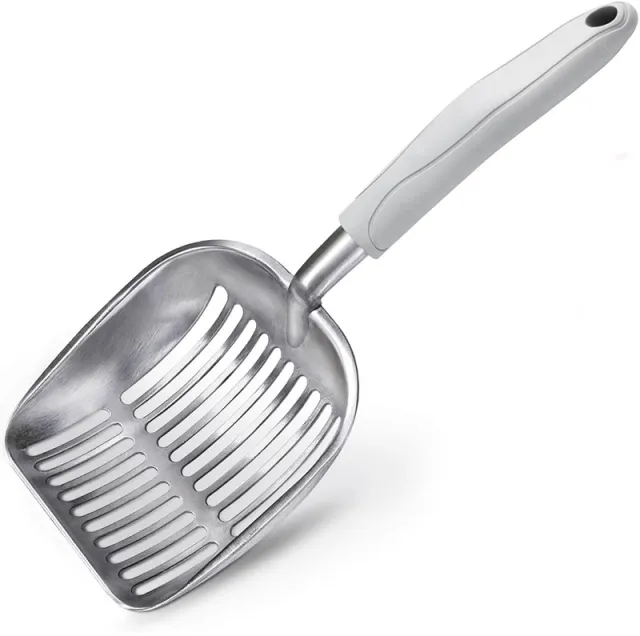 Aluminum Alloy Pet Cat Litter Scoop Beige - Shop at LoveMi