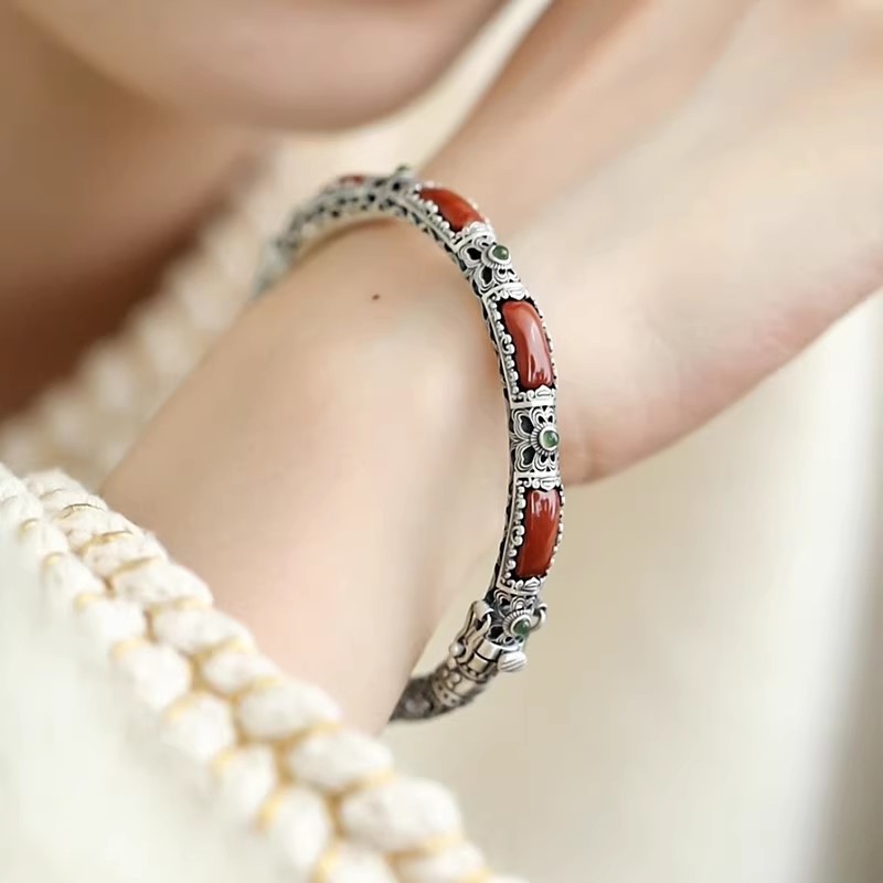 Vintage Ethnic-style Hollow Womens Bracelet