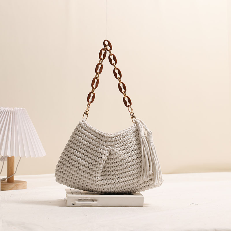 Cotton Knit Crossbody Bag, picture 4 of 10