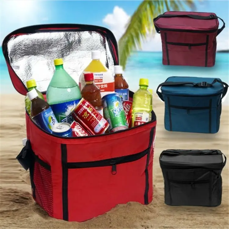 Oxford Fabric Cooler Bag Aluminum Foil Takeaway Meal Picnic
