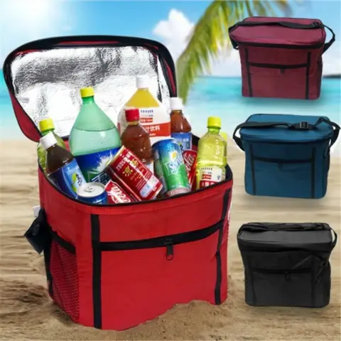 Oxford Fabric Cooler Bag Aluminum Foil Takeaway Meal Picnic