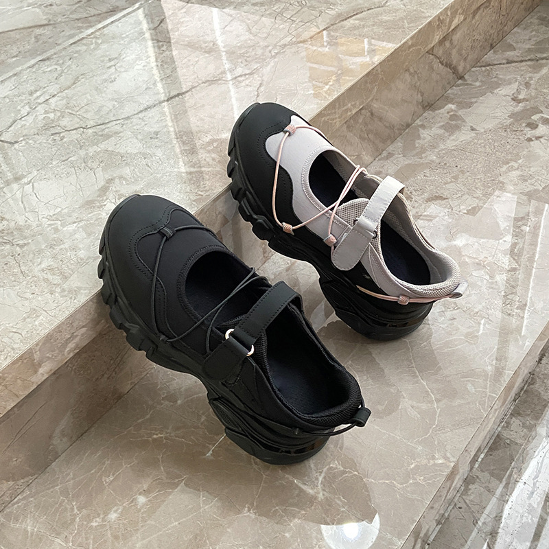 Chunky-soled Youthfully Cute Mary Jane Platforms Pumps — worn view 10
