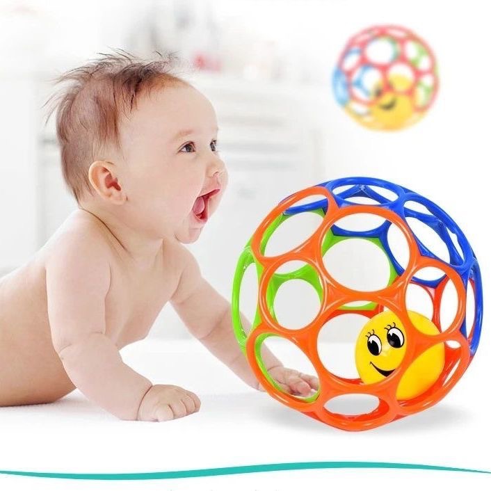 Infant Teething Rattle Hand-grab Ball