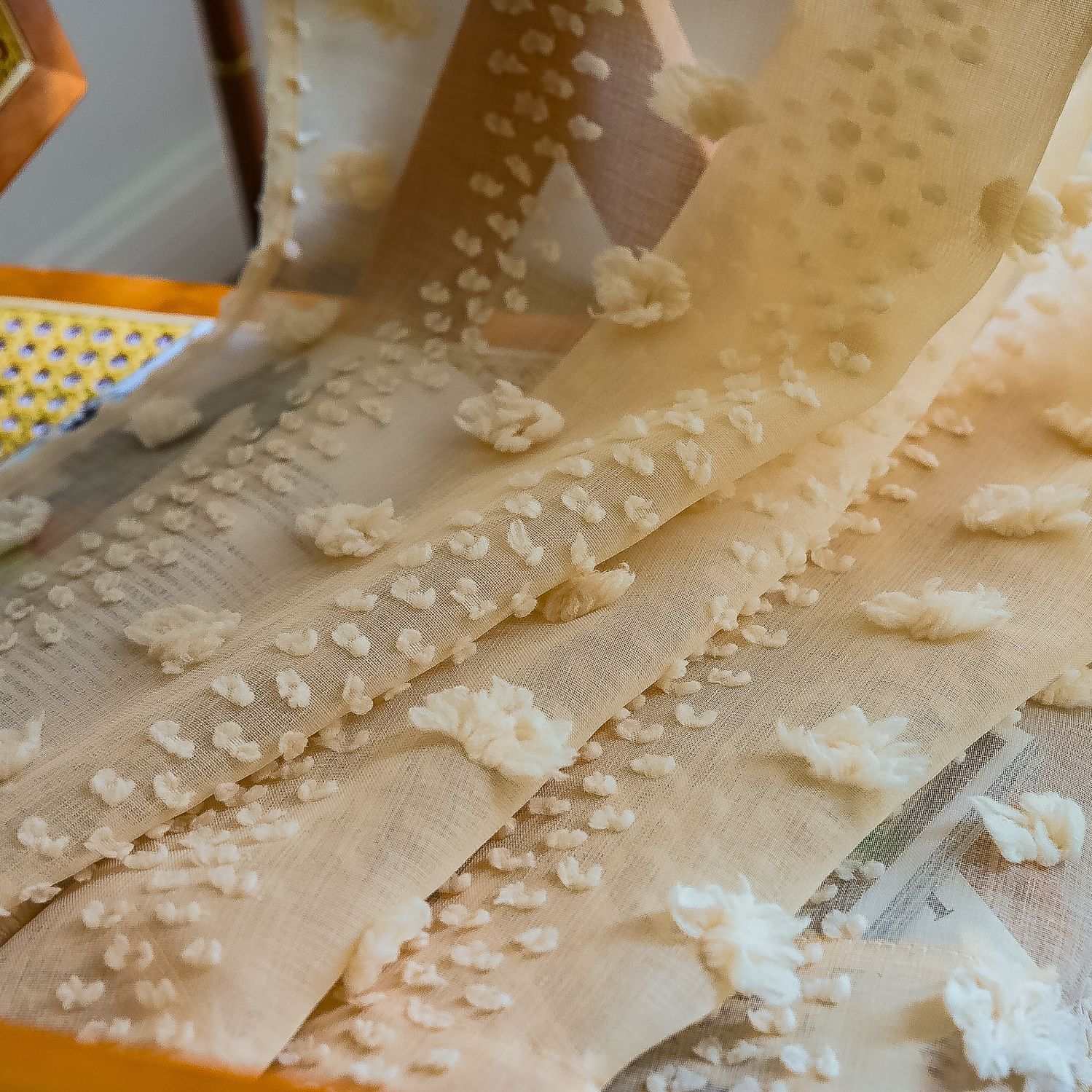 Bohemian Thin Tufted Curtains