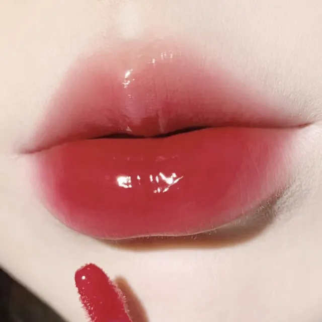 HERORANGE Ice Night Mirror Lip Lacquer Long lasting Not Easy To Fade 04 Ice Night Black Tea - Shop at LoveMi