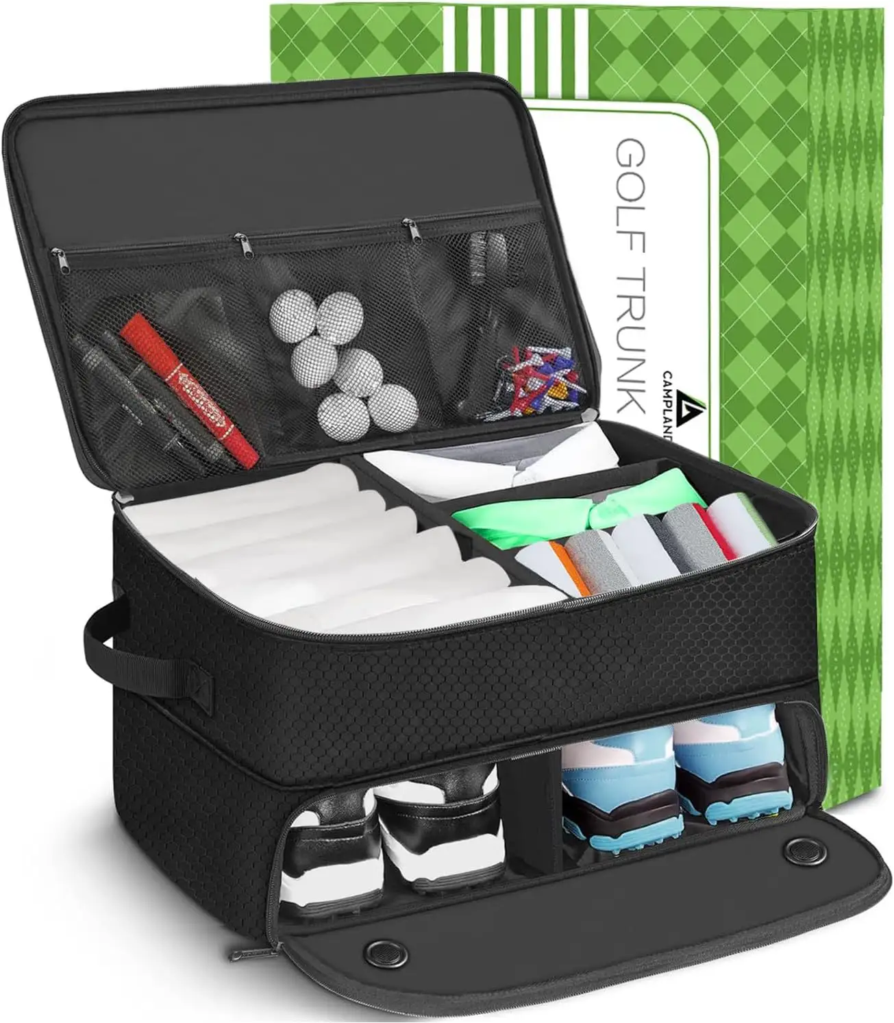 Golf Trunk Storage Box Waterproof Car Locker