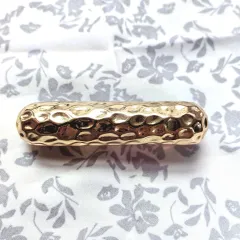 Minimalist Alloy Ring Semi-curved Hair Ring Online Influencer Head String High-end Leather Case Hair Rope - Bobby Pin - View 1