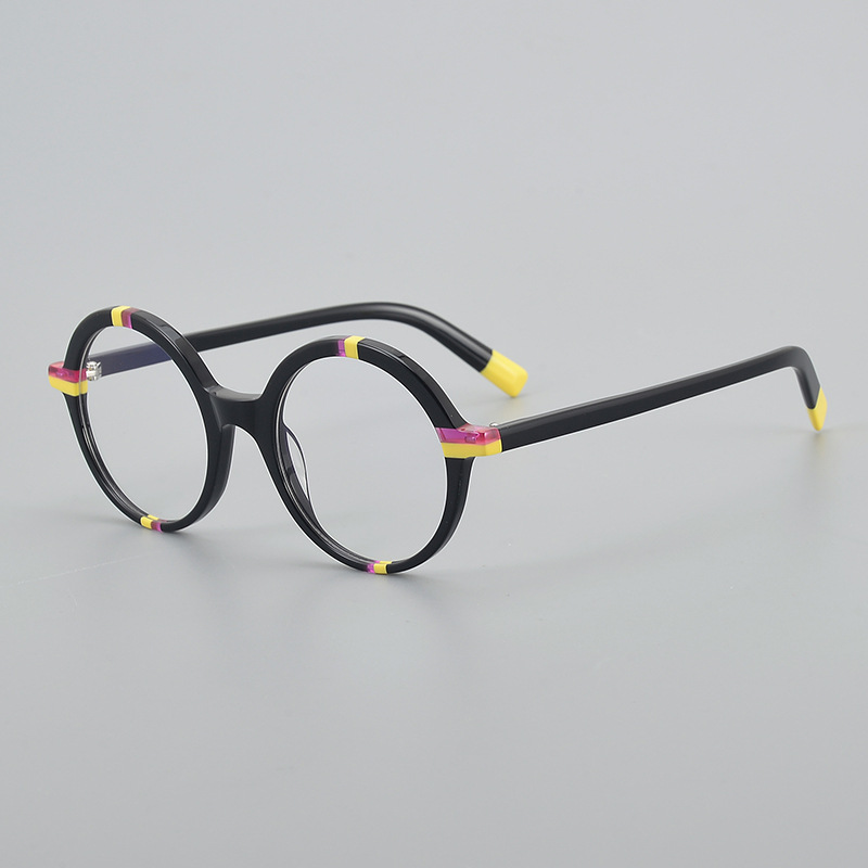 Feminine Oval-shaped Natural Frame Glasses - Image 7