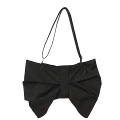 Korean-style Chic Bow Tote Bag With A Large Capacity - Black - View 1