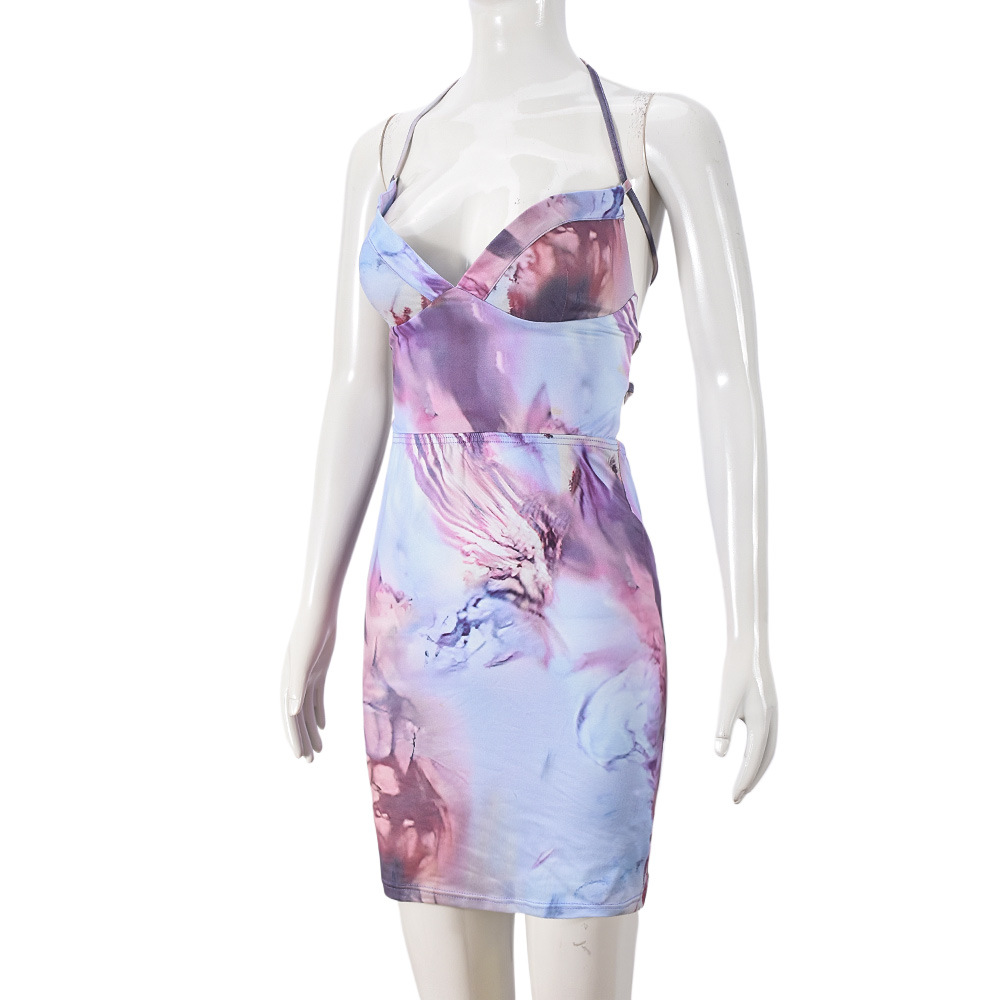 Sling Dress Sexy Cutout Multicolor - Shop at LoveMi