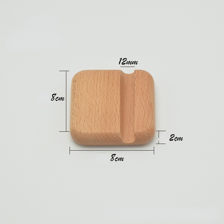 New Simple Universal Portable Solid Wood Cell Phone Racks - Image 8