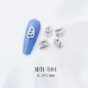 K9 Ultra-Shiny Flat-Back Rhinestones In White For Nail Art Decorations view 20