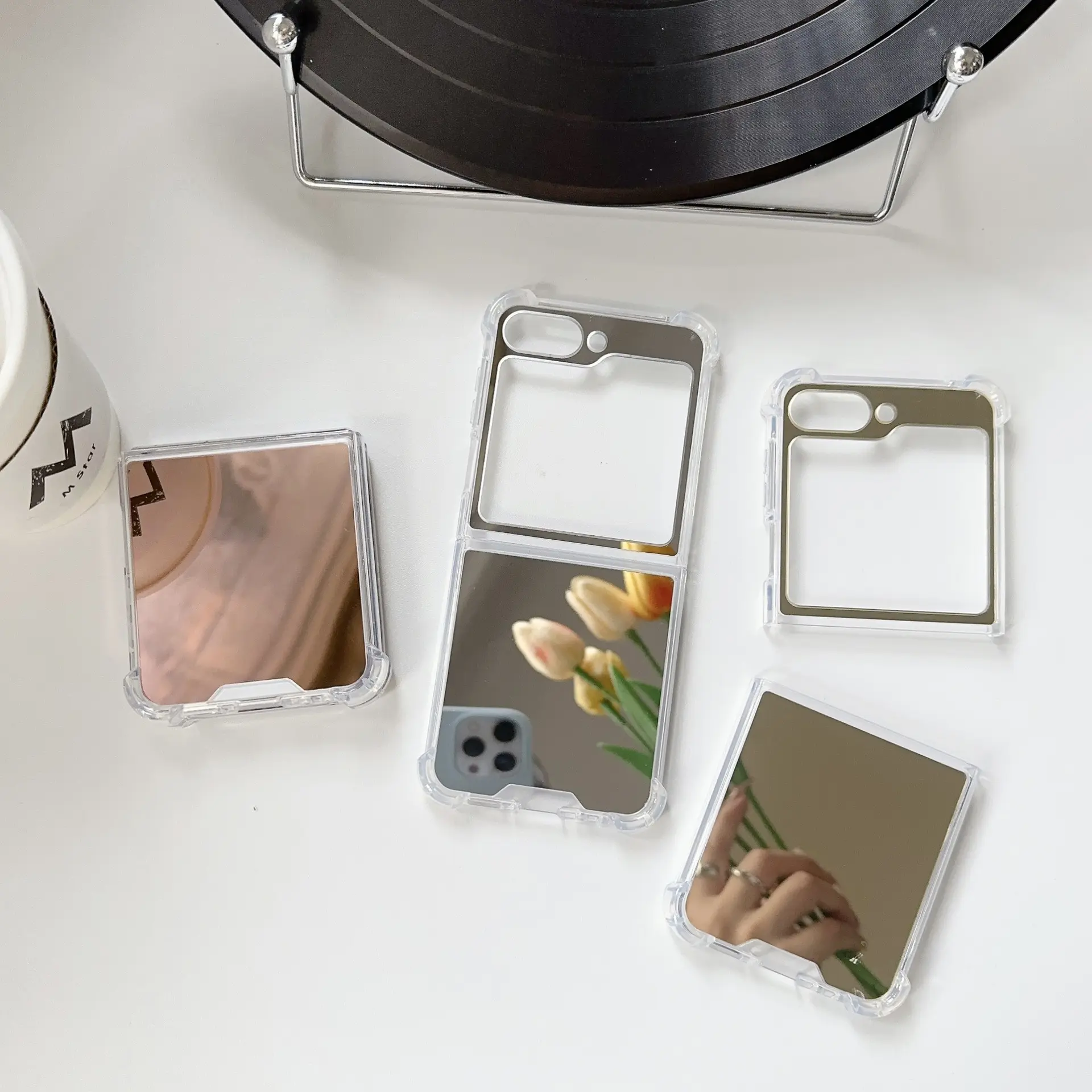 Transparent Foldable Screen Mirror Drop-resistant Phone Case