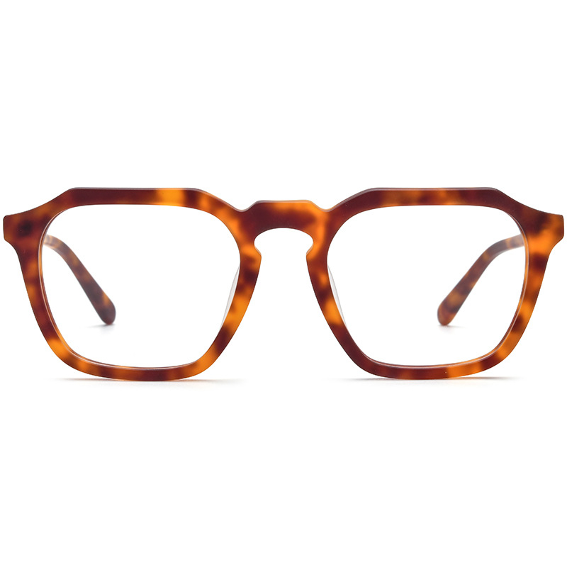 Multicolor Frosted Solid-color Square Eyeglass Frames For Women