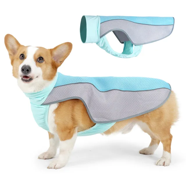 Pet Cold Feeling Dog Clothes Breathable Vest Heatstroke Prevention And Cooling Second Generation Lake Blue - Shop at LoveMi