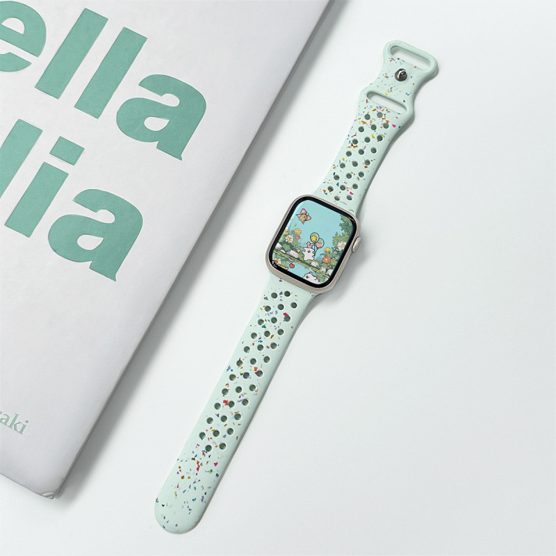 High-End Summer Light Mint Nylon Watch Strap Series
