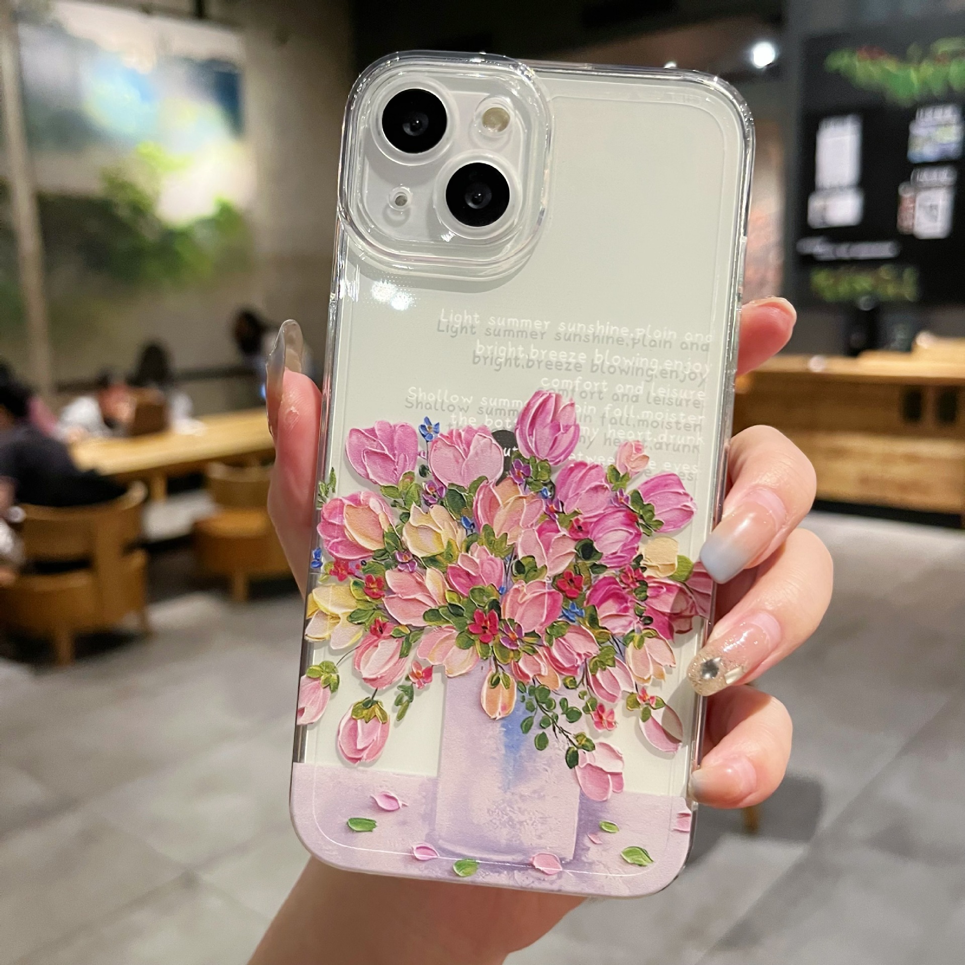 Transparent Case TK25 Pink