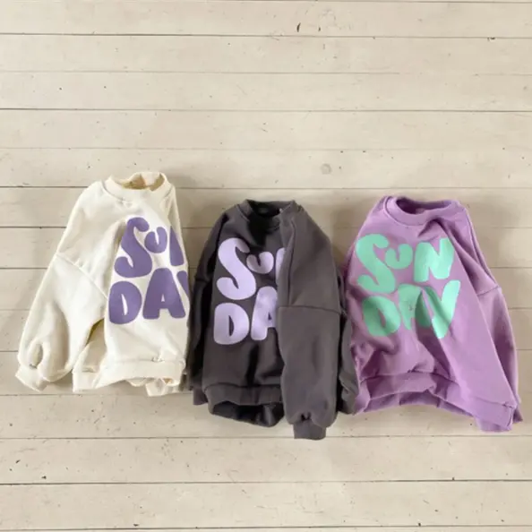 Men's And Women's Fashionable Loose Casual Long Sleeves Terry Sweater