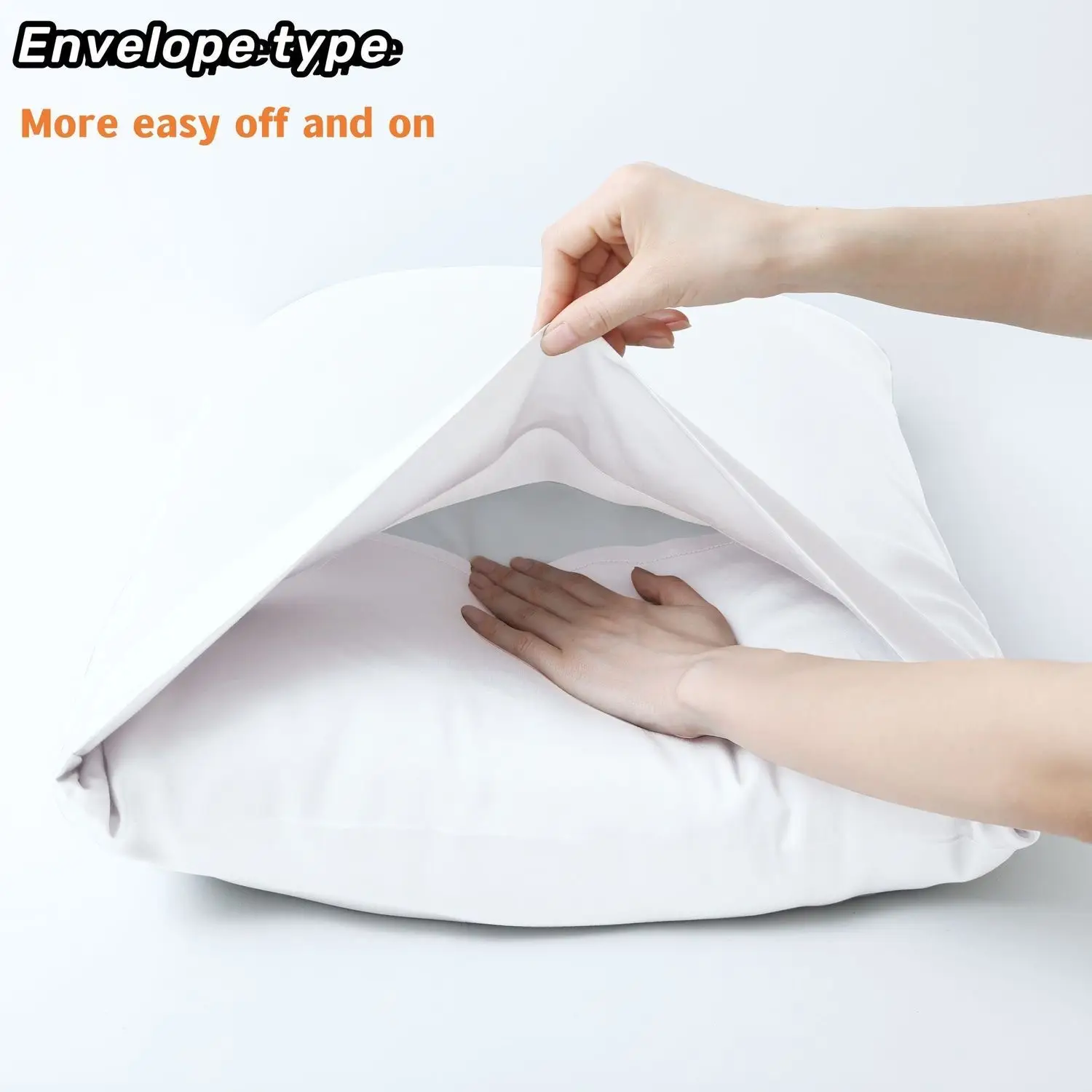 A Pair Of Bamboo Fiber Envelope Pillowcases