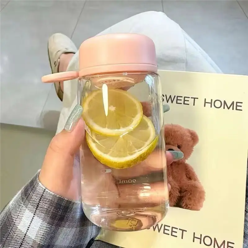 Girls' Straw Large Capacity Cute Tea Making Plastic Cup