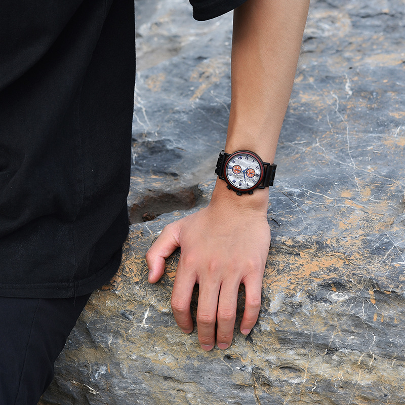Unisex Wooden Quartz Decoration Watch 3
