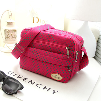 Nylon Cloth Crossbody One Shoulder Bag Casual Mobile Phone Change Women's Bag