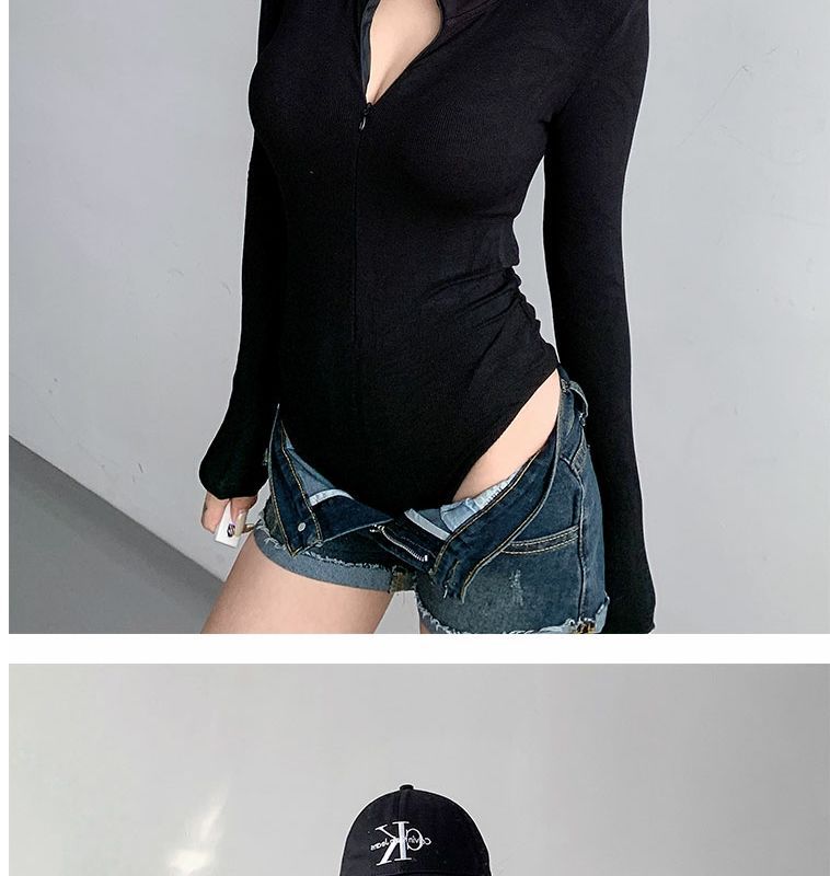 Title 22, Stand Collar T-shirt Female Autumn And Winter R...