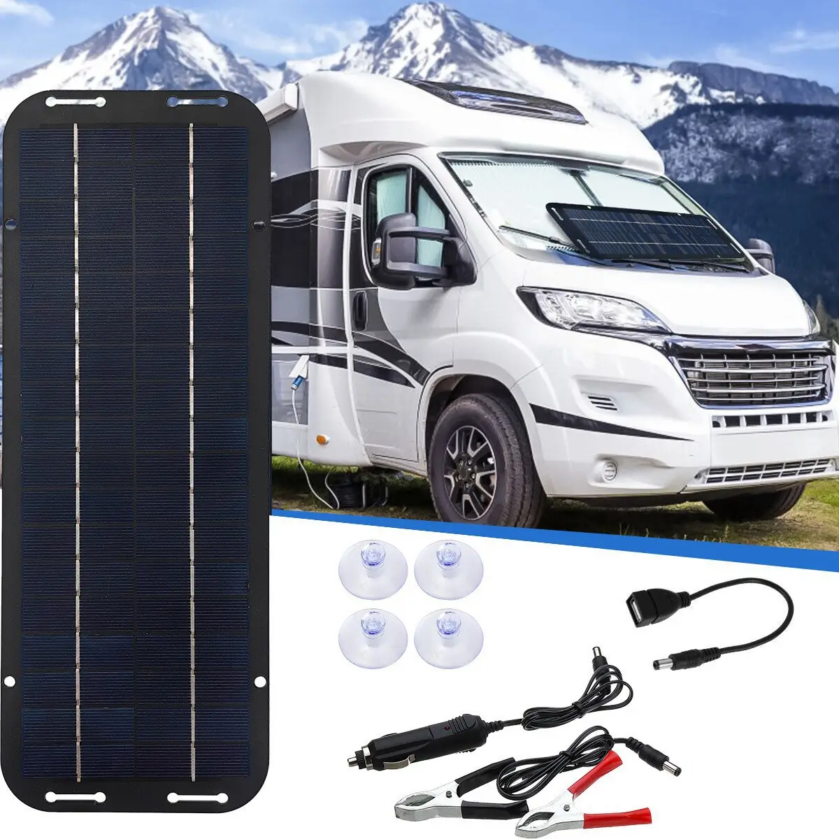 Solar Photovoltaic Panel 6W Charger Outdoor Portable