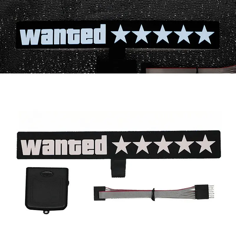 Led Luminous Stickers Wanted Five-star El Cold