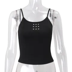 Personalized Outerwear And Base-layer Sports Yoga Tank Top - Black - View 1