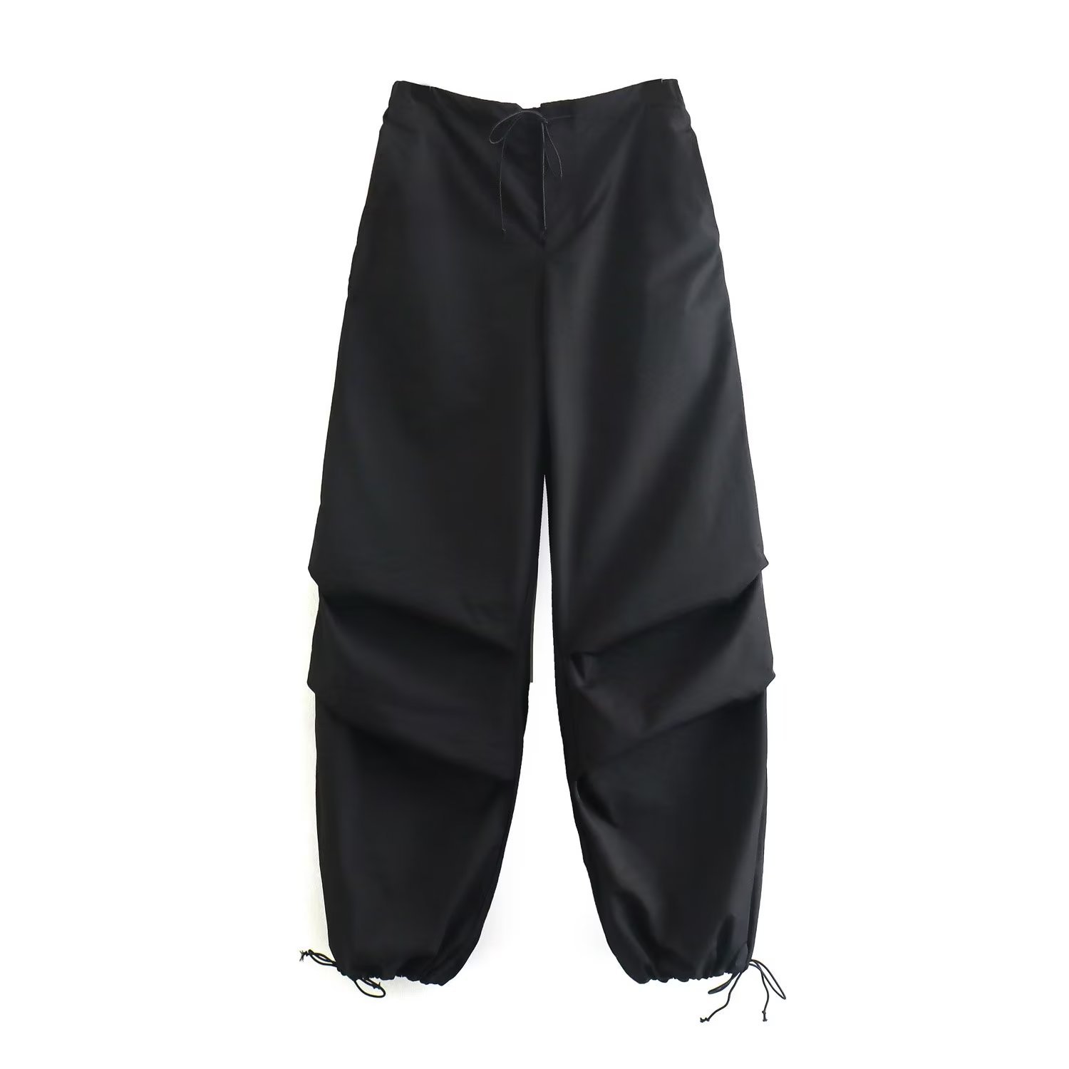 Women's Casual Trousers Pleated Multi-pocket Cargo Pants