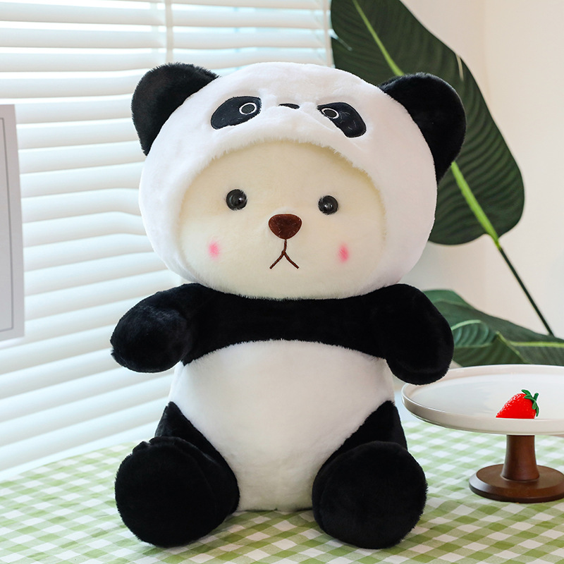 Colorful And Cute Strawberry Bear Plush Doll