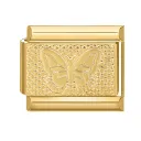 Butterfly With Gold Background