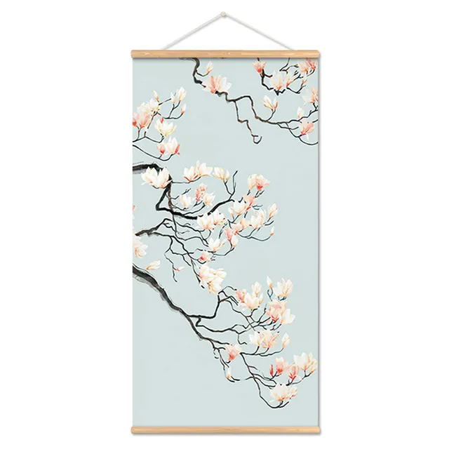 Entrance Flower Art Wall Mural Shop Decorative Painting Fabrics Hanging Picture Gh1182 - Shop at LoveMi