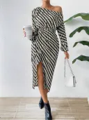 White With Black Stripes