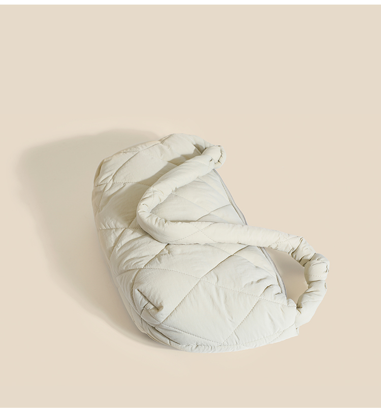 Down Cotton Dumpling Bag Shoulder Crossbody Rhombus Underarm Bag — foto 15