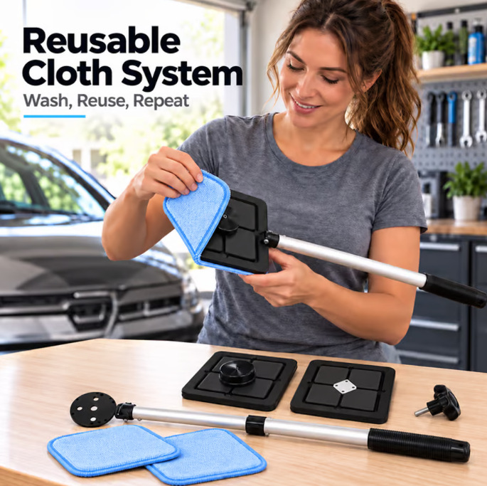 Portable Stylish Glass Cleaning Kit