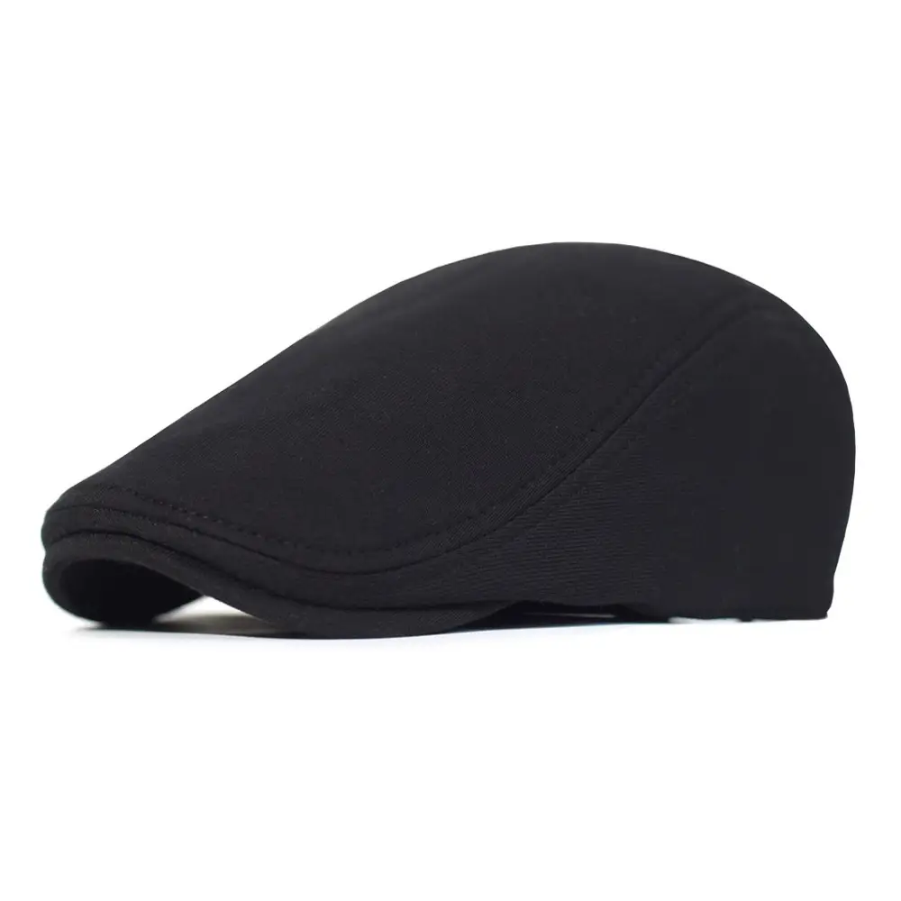 Pure Cotton Solid Color Beret Simple Artistic Retro