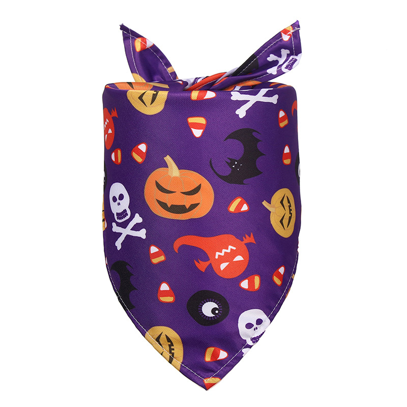 Title 9, Halloween Dog Saliva Towel Triangular Binder Pe...