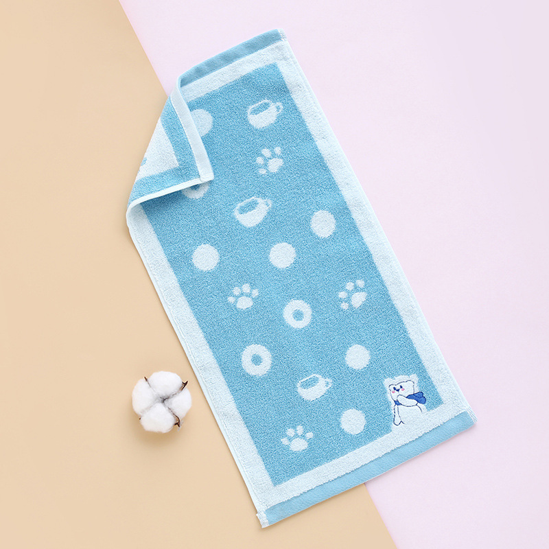 Children's Towel Home Soft Cartoon Face Towel Pure Cotton