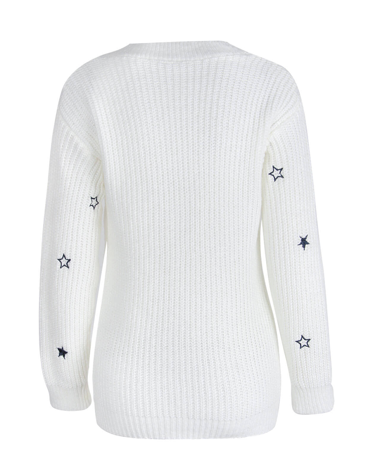 Title 8, New Commuter V-Neck Solid Little Star Embroider...