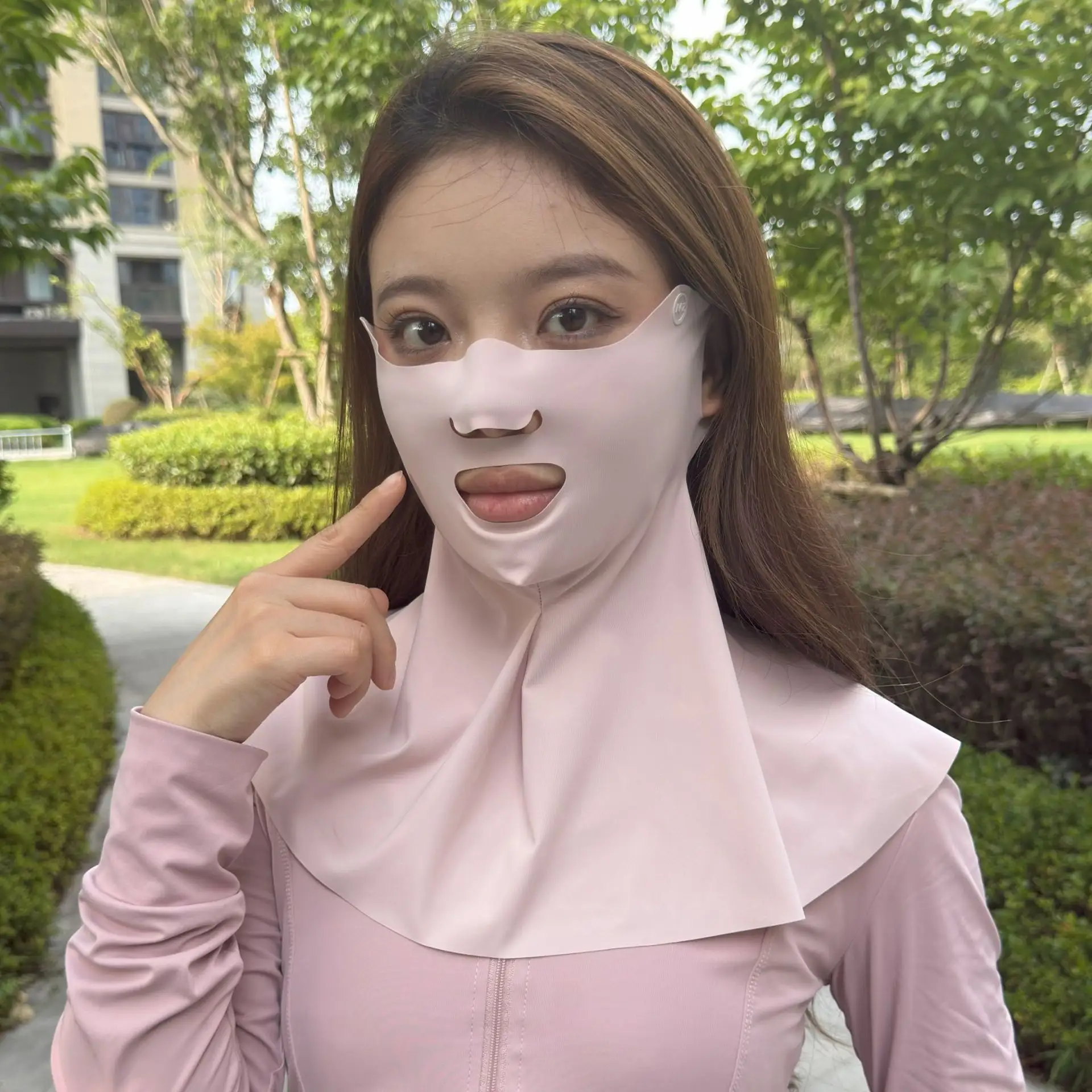 Sun-protective Face Mask For Women Full-face Coverage