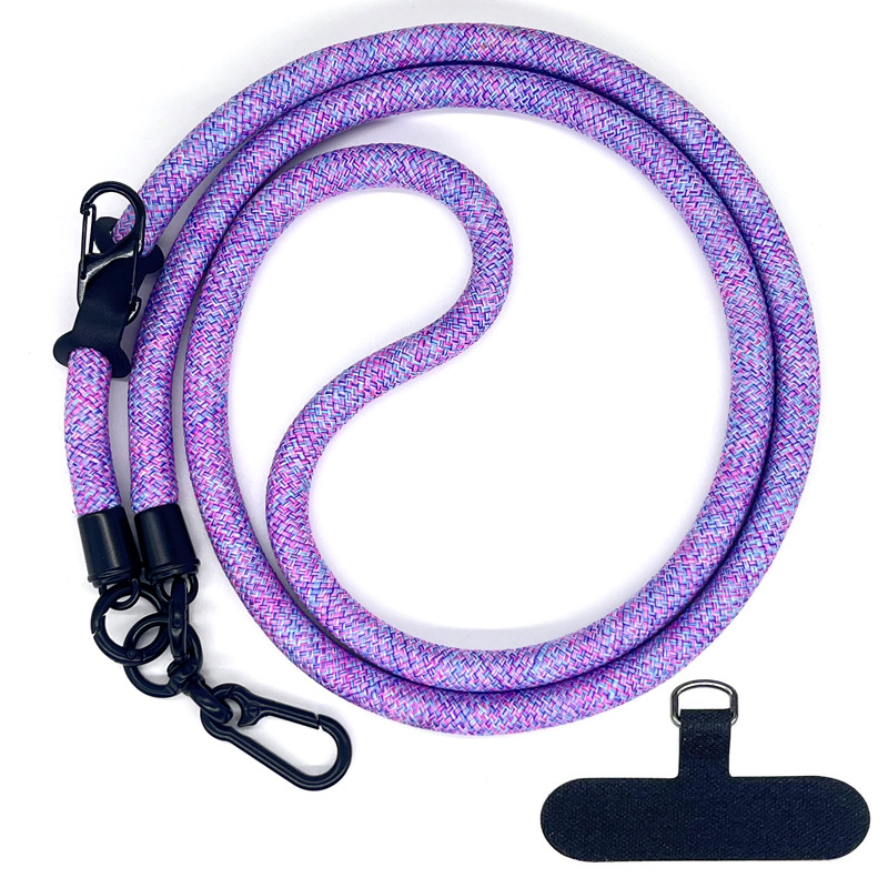 10MM Climbing Rope Mobile Phone Lanyard Gasket Adjustable Crossbody Mobile Phone Strap Camera Strap Rope Anti-lost Neck Rope