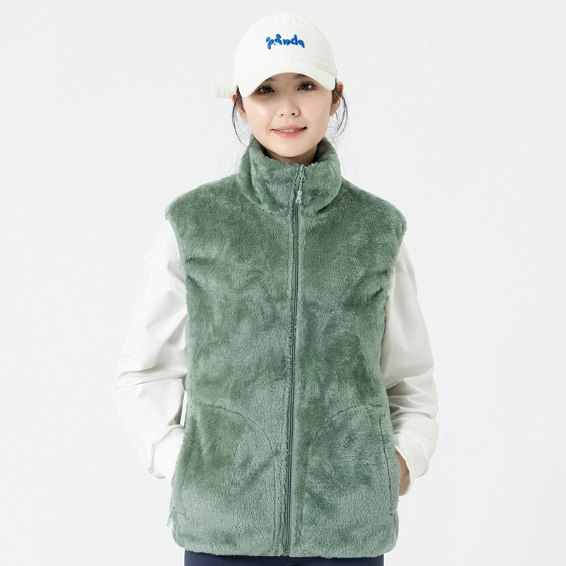 Men's And Women's Fashion Casual Stand Collar Self-heating Vest