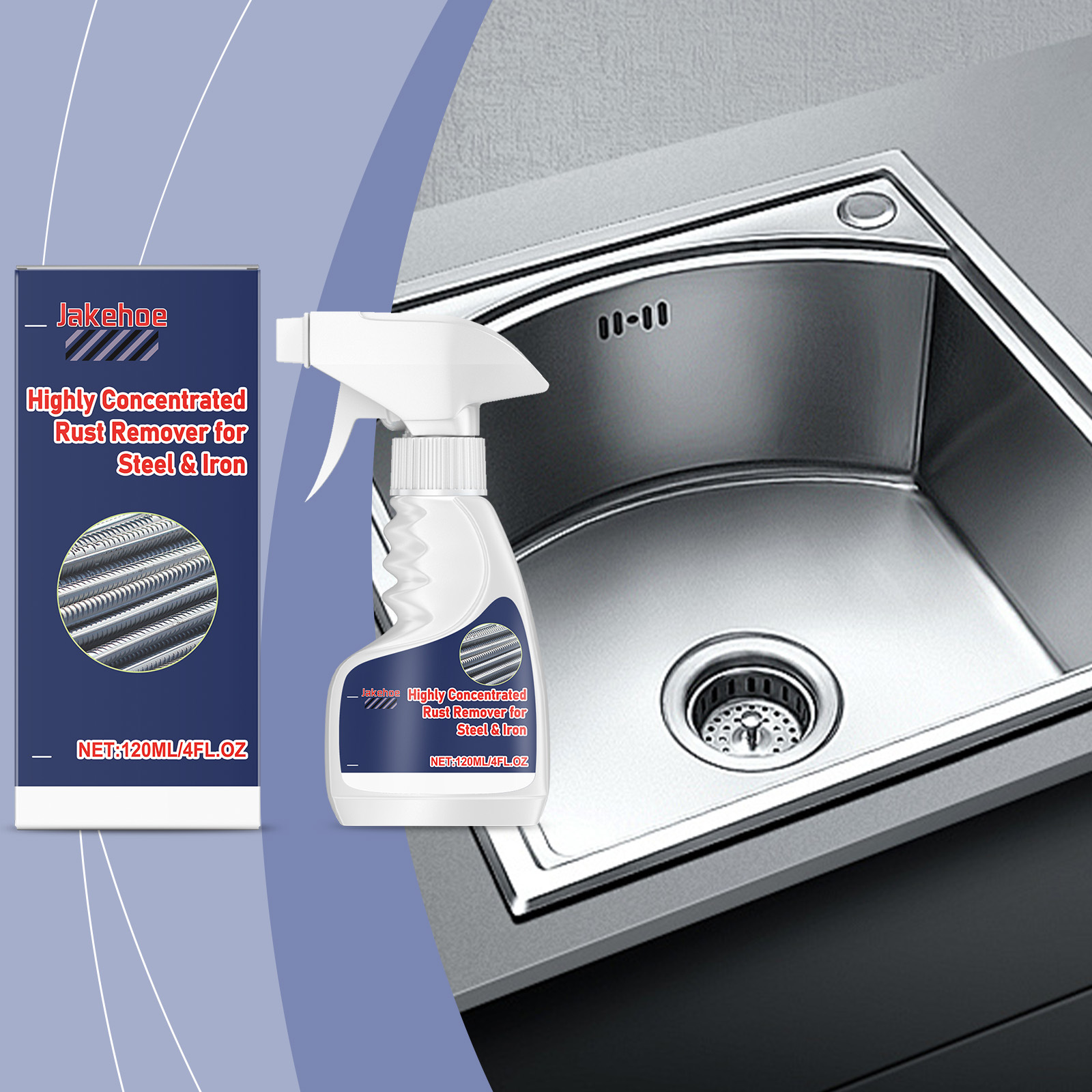 منظف إزالة الصدأ برغي البولت