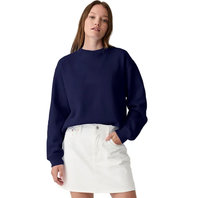 New Pure Color Minimal Versatile Pullover Sweater For Women Lc25317289P605 Color Xxl - Shop at LoveMi
